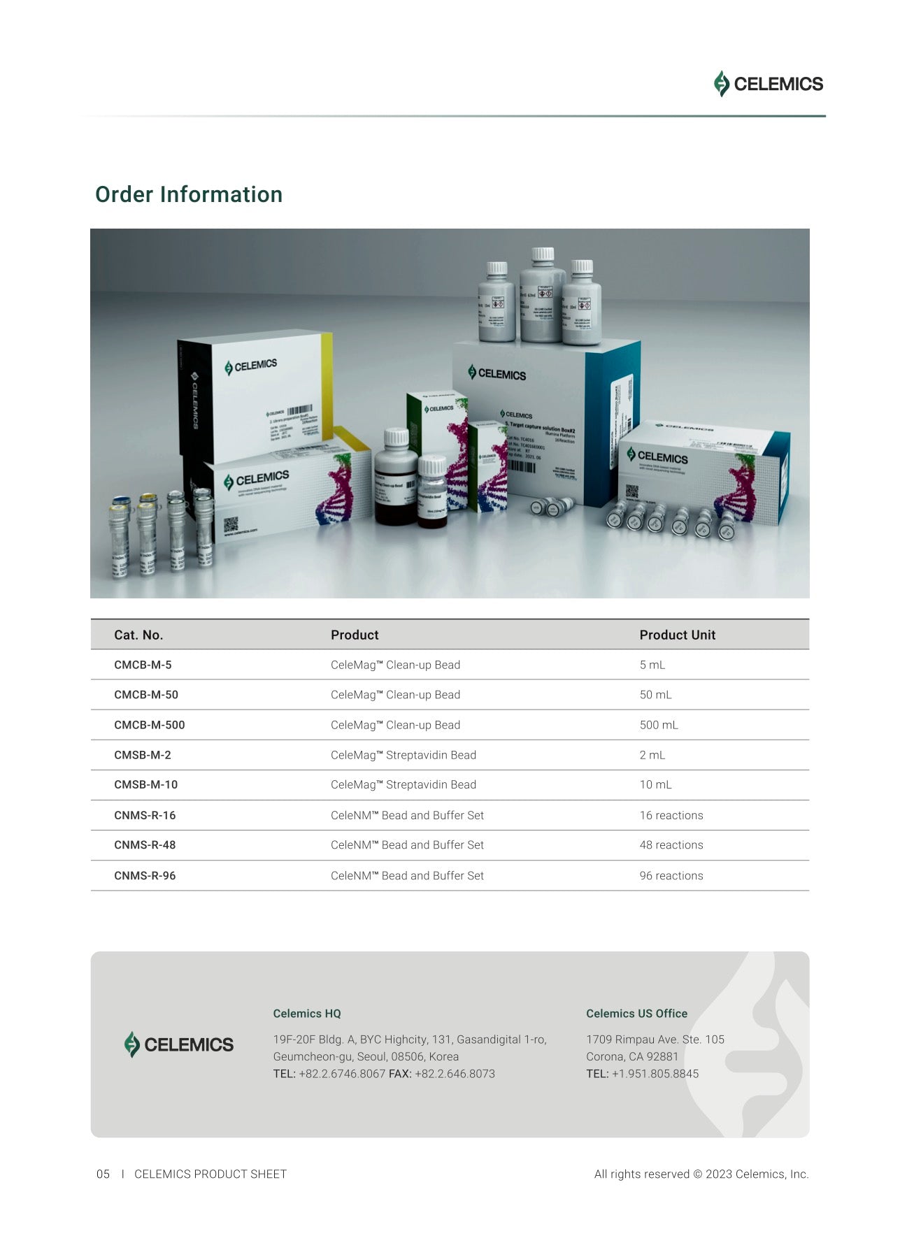 CeleMag™ DNA Clean-Up Bead