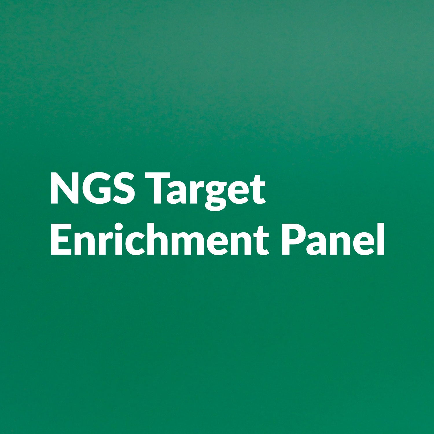 NGS Target Enrichment Panel