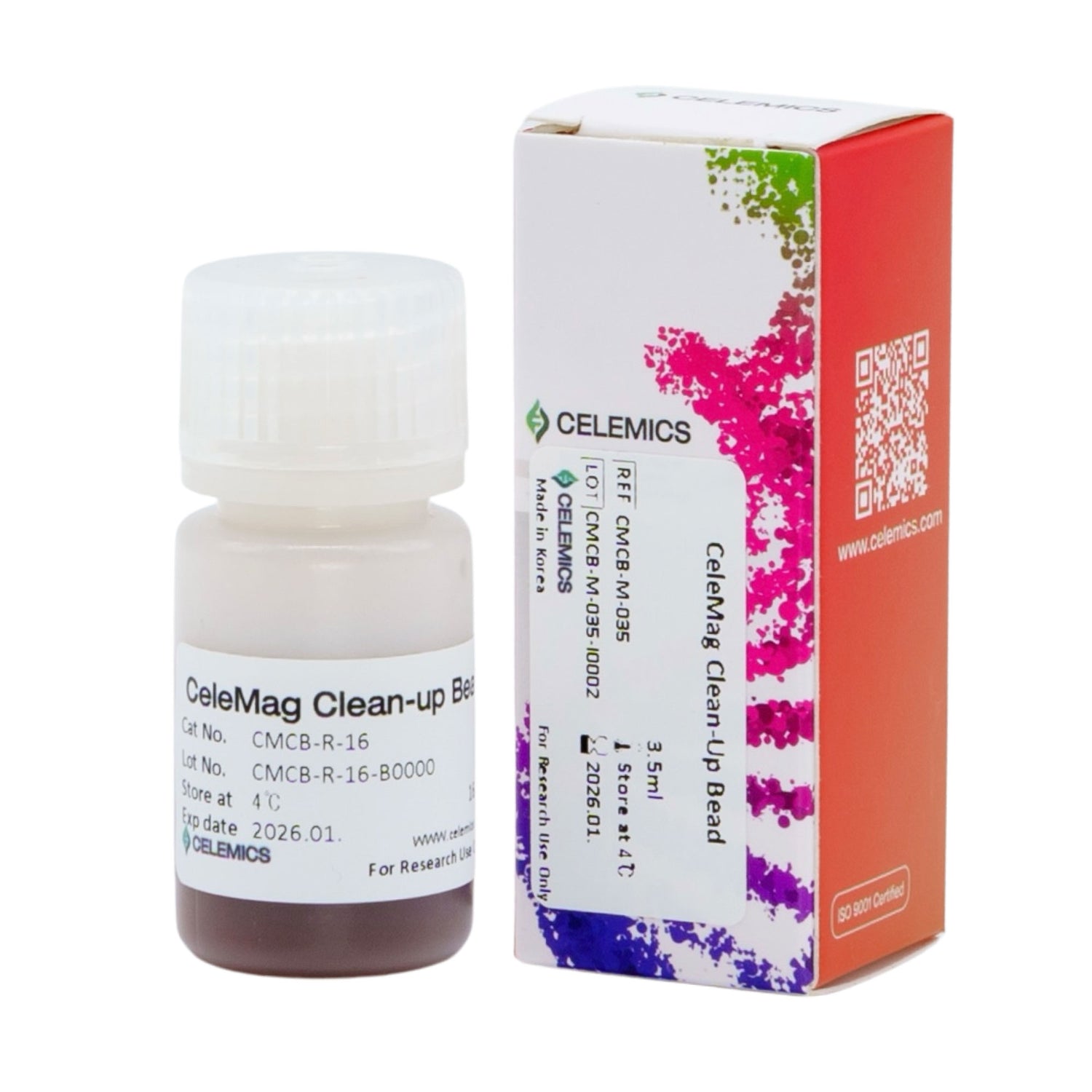 CeleMag™ DNA Clean-Up Bead (50 ml) - Celemics, Inc.